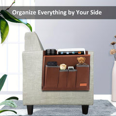 5-Pocket Armrest Organizer for Recliner Couch