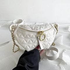 Quilted Fanny Pack Waist Bag for Women