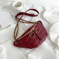 Quilted Fanny Pack Waist Bag for Women
