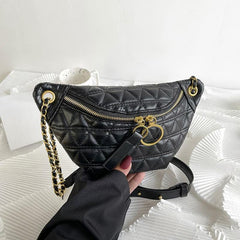 Quilted Fanny Pack Waist Bag for Women