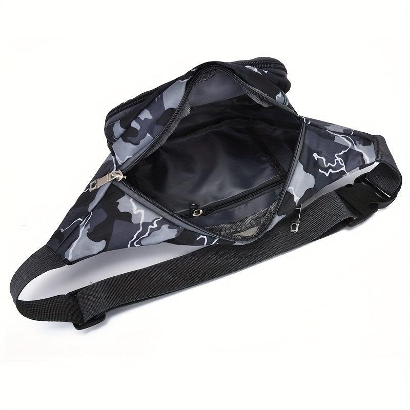 Waterproof Nylon Chest Bag Crossbody Fanny Pack Waist Purse