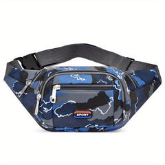 Waterproof Nylon Chest Bag Crossbody Fanny Pack Waist Purse