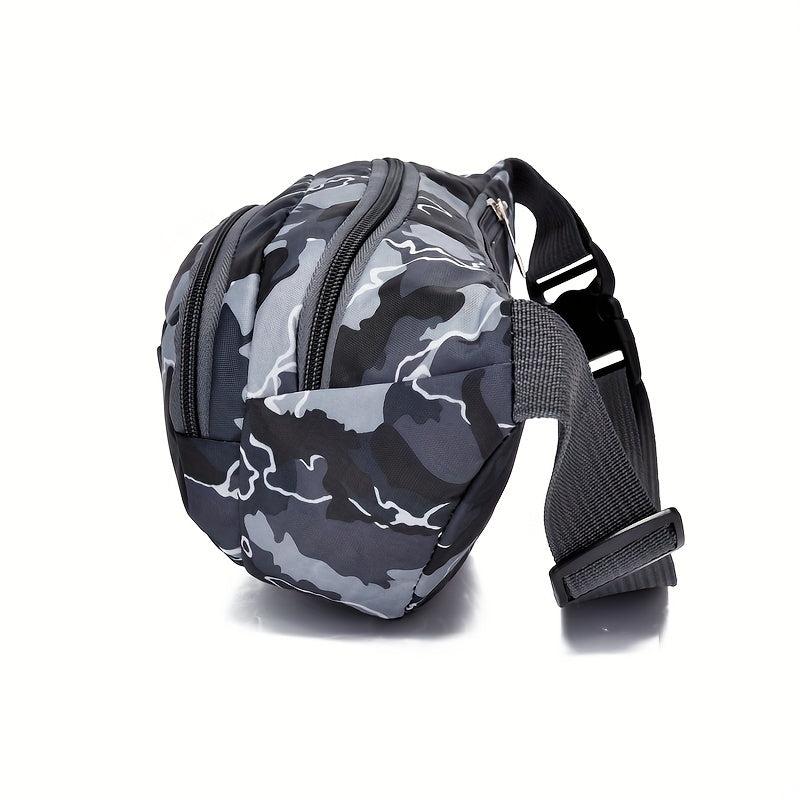 Waterproof Nylon Chest Bag Crossbody Fanny Pack Waist Purse