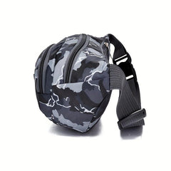 Waterproof Nylon Chest Bag Crossbody Fanny Pack Waist Purse