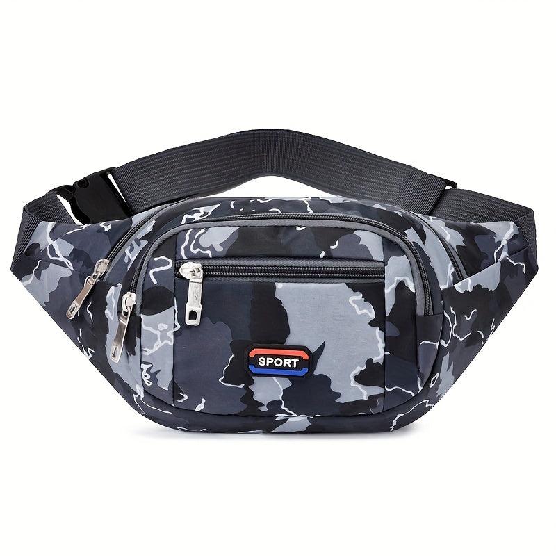 Waterproof Nylon Chest Bag Crossbody Fanny Pack Waist Purse