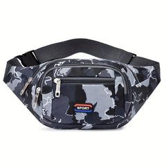 Waterproof Nylon Chest Bag Crossbody Fanny Pack Waist Purse