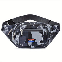Waterproof Nylon Chest Bag Crossbody Fanny Pack Waist Purse