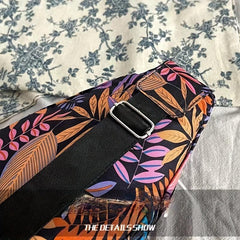 Floral Pattern Crossbody Chest Bag Layer Sling Bag