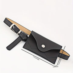 Mini Faux Leather Fanny Pack Waist Pouch
