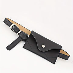 Mini Faux Leather Fanny Pack Waist Pouch