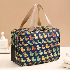 Oxford Buka Cartoon Toiletry Bag - Large Capacity Portable Storage Bag