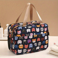 Oxford Buka Cartoon Toiletry Bag - Large Capacity Portable Storage Bag
