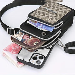 Waterproof Nylon Crossbody Phone Bag for Women
