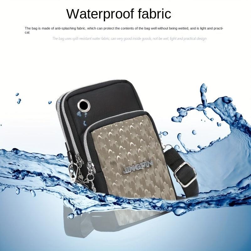 Waterproof Nylon Crossbody Phone Bag for Women