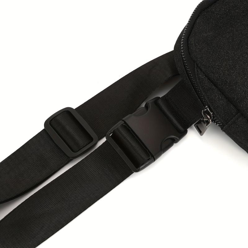 Solid Square Waist Bag Release Buckle Fancy Pack Sports Storage Bag
