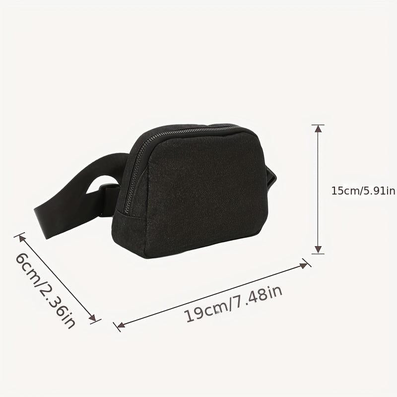 Solid Square Waist Bag Release Buckle Fancy Pack Sports Storage Bag
