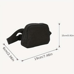 Solid Square Waist Bag Release Buckle Fancy Pack Sports Storage Bag