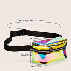 Transparent Laser Waist Bag Holographic Fanny Pack