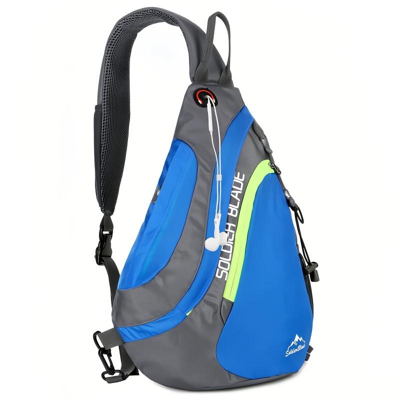 Large Capacity Nylon Crossbody Bag for Sports Fitness Gym Sling Bag