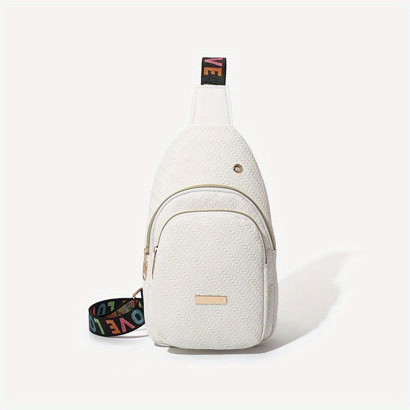 Layer Chest Bag Sports Fitness Crossbody Fanny Pack Outdoor Travel Sling Bag