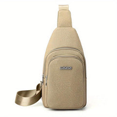 Glitter Waterproof Fanny Pack Solid Stylish Zipper Crossbody Bag