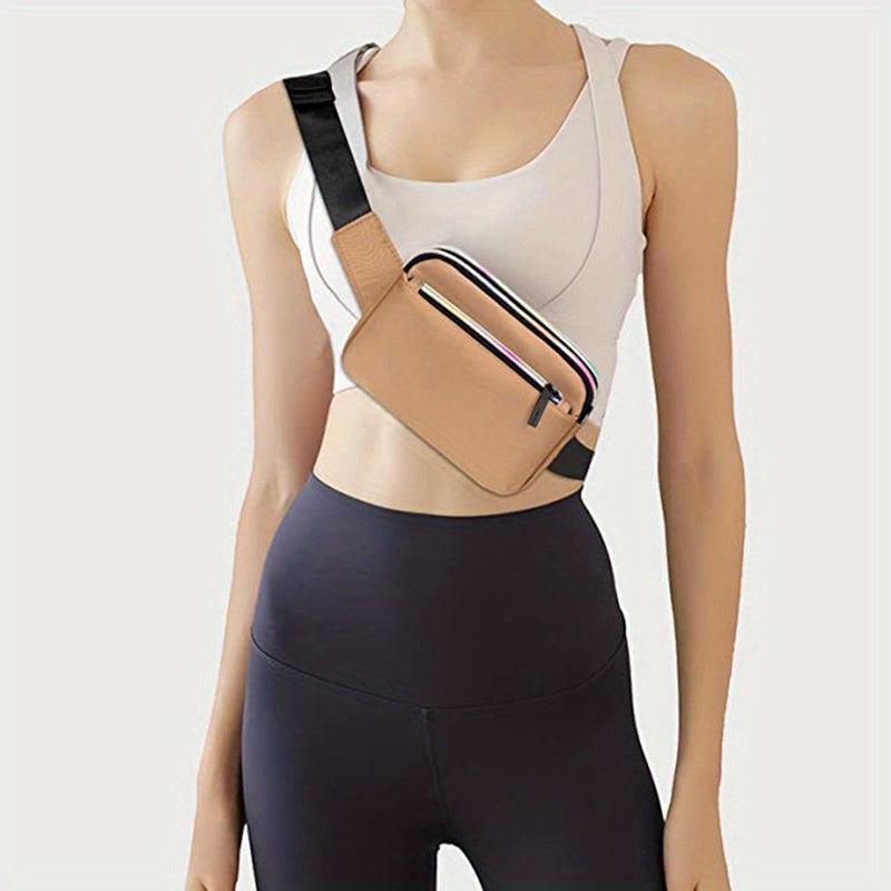 Women's Zipper Front Fanny Pack with Adjustable Strap