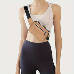 Women's Zipper Front Fanny Pack with Adjustable Strap