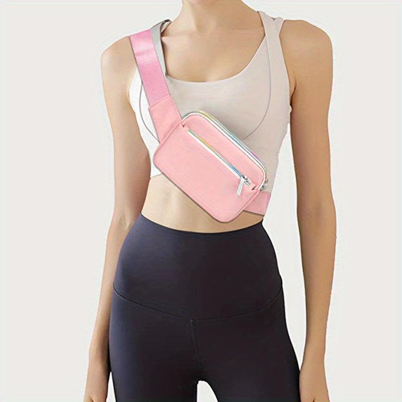Women's Zipper Front Fanny Pack with Adjustable Strap