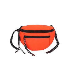 Women's Fanny Solid Adjustable Strap Zipper Fringe Trill Crossbody Bag Waist Bag