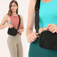 Outdoor Sports Fitness Bag Running Crossbody Waist Pack Nylon Chest Bag