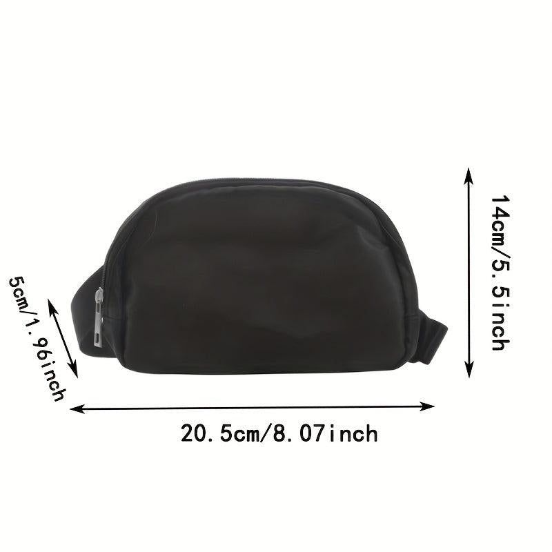 Outdoor Sports Fitness Bag Running Crossbody Waist Pack Nylon Chest Bag