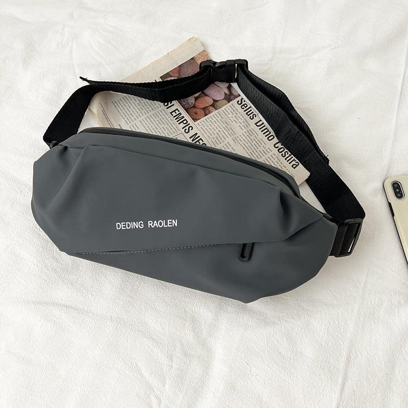 Ladies Casual Fanny Bag Letter Graphic Crossbody Bag
