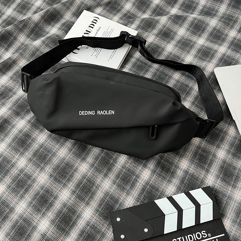 Ladies Casual Fanny Bag Letter Graphic Crossbody Bag