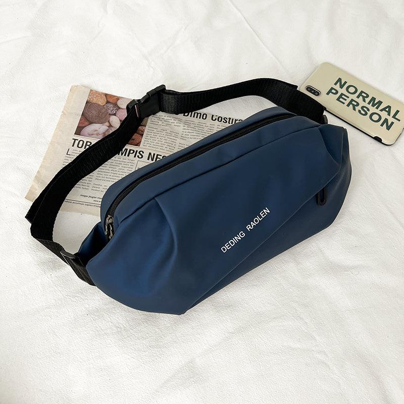 Ladies Casual Fanny Bag Letter Graphic Crossbody Bag