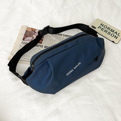 Ladies Casual Fanny Bag Letter Graphic Crossbody Bag
