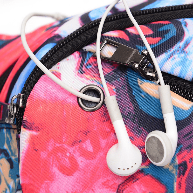Abstract Pattern Waist Bag for Women