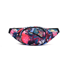 Abstract Pattern Waist Bag for Women