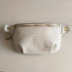 Plaided Chain Underarm Bag PU Leather Crossbody Bag