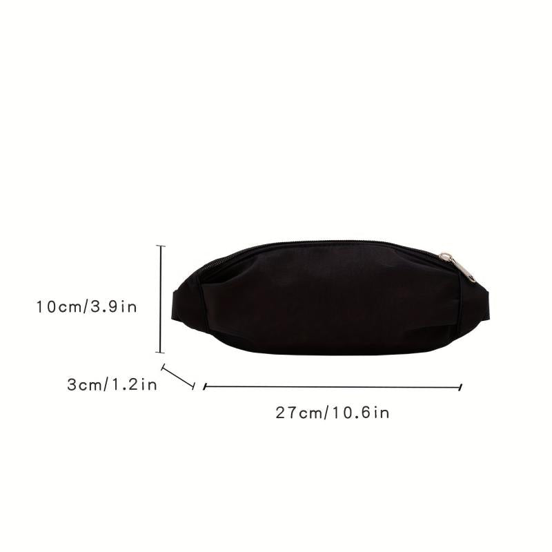 Nylon Outdoor Chest Bag Lightweight Fanny Pack Adjustable Strap