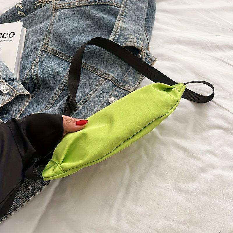 Nylon Outdoor Chest Bag Lightweight Fanny Pack Adjustable Strap