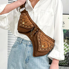 Canvas Outdoor Chest Bag Adjustable Strap Lightweight