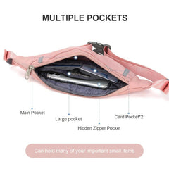 Minimalist Running Waist Zipper Bag Casual Sports Fancy Pack