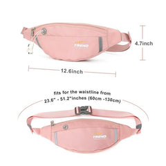 Minimalist Running Waist Zipper Bag Casual Sports Fancy Pack