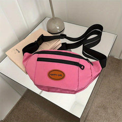 Casual Nylon Crossbody Bag Adjustable Strap Women's Sports Gym Bag