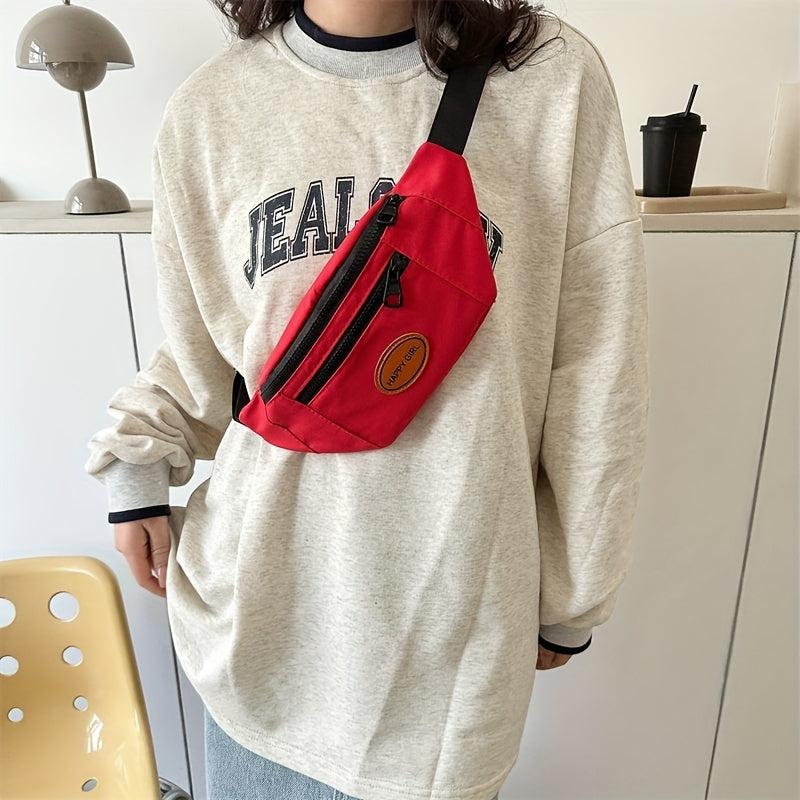 Casual Nylon Crossbody Bag Adjustable Strap Women's Sports Gym Bag