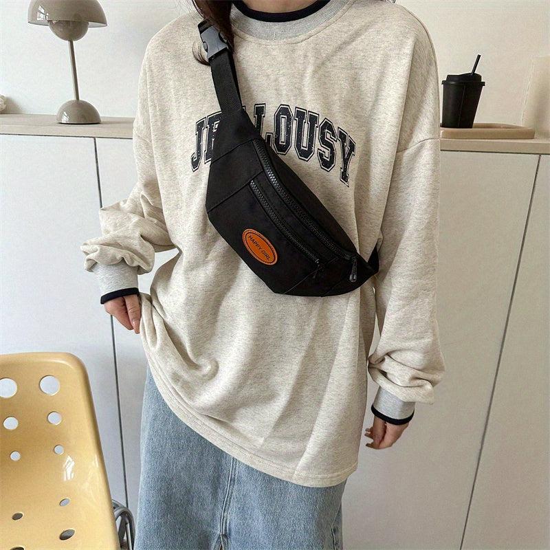 Casual Nylon Crossbody Bag Adjustable Strap Women's Sports Gym Bag