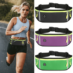 Reflective Running Waist Bag for Cycling Hiking Gym