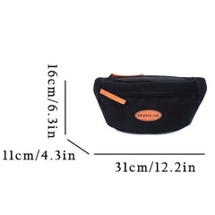 Nylon Crossbody Chest Bag Lightweight Sports Fitness Sling Bag