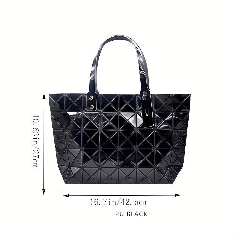 Brown Plaid Matte Sling Bag Large Capacity Women's Versatile Bag