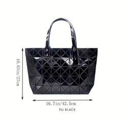 Brown Plaid Matte Sling Bag Large Capacity Women's Versatile Bag